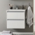 Prestige City 2-Drawer Wall Hung Vanity Unit with Basin 800mm Wide - White | Thumbnail Image