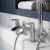 Prestige Curve Bath Shower Mixer Tap with Shower Kit - Chrome | Thumbnail Image