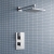 Prestige Element Option 2 Thermostatic Concealed Shower Valve with Fixed Shower Head and Arm - Chrome | Thumbnail Image