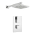 Prestige Element Option 2 Thermostatic Concealed Shower Valve with Fixed Shower Head and Arm - Chrome | Thumbnail Image