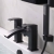 Prestige Fiuto Nero Bath Shower Mixer Tap Pillar Mounted - Black | Thumbnail Image