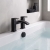 Prestige Fiuto Nero Bath Filler Tap Pillar Mounted - Black | Thumbnail Image