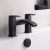 Prestige Fiuto Nero Bath Filler Tap Pillar Mounted - Black | Thumbnail Image