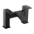 Prestige Fiuto Nero Bath Filler Tap Pillar Mounted - Black