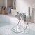 Prestige Flair Bath Shower Mixer Tap Pillar Mounted - Chrome | Thumbnail Image