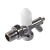 Prestige Galaxy Angled Lockshield Valve, 15mm, White/Chrome | Thumbnail Image