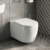 Prestige Genoa Round Rimless Wall Hung Toilet (inc Soft Close Seat) | Thumbnail Image