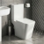 Prestige Genoa Square Rimless Open Back Close Coupled (inc Soft Close Seat) | Thumbnail Image