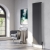 Prestige Hamilton Single Vertical Aluminium Radiator 1775mm H x 404mm W - Black | Thumbnail Image