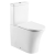 Prestige Kameo Round Rimless Fully Back to Wall Close Coupled Toilet With Push Button Cistern - Soft Close Seat