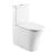 Prestige Kameo Round Fully Back to Wall Close Coupled Toilet With Push Button Cistern - White