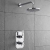 Prestige Klassique Option 2 Thermostatic Concealed Shower Valve with Fixed Shower Head and Arm - Chrome | Thumbnail Image