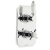 Prestige Klassique Option 1 Thermostatic Concealed Shower Valve with Adjustable Slide Rail Kit - Chrome | Thumbnail Image