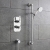Prestige Klassique Option 1 Thermostatic Concealed Shower Valve with Adjustable Slide Rail Kit - Chrome | Thumbnail Image