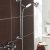 Prestige Klassique Option 4 Thermostatic Exposed Shower Valve with Adjustable Slide Rail Kit - Chrome