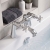 Prestige Klassique Bath Filler Tap Pillar Mounted - Chrome | Thumbnail Image