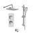 Prestige Kolt Thermostatic Concealed Shower Valve with Adjustable Slide Rail Kit and Fixed Head - Chrome | Thumbnail Image