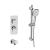 Prestige Kolt Thermostatic Concealed Shower Valve with Adjustable Slide Rail Kit - Chrome | Thumbnail Image