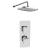 Prestige Kolt Thermostatic Concealed Shower Valve with Fixed Shower Head and Arm - Chrome | Thumbnail Image