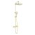 Prestige Kolt Thermostatic Bar Mixer Shower with Shower Kit and Fixed Head - Brushed Brass | Thumbnail Image