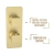 Prestige Kolt Thermostatic Concealed Shower Valve with Fixed Shower Head and Arm - Brushed Brass | Thumbnail Image
