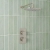 Prestige Kolt Thermostatic Concealed Shower Valve with Fixed Shower Head and Arm - Brushed Nickel | Thumbnail Image