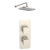 Prestige Kolt Thermostatic Concealed Shower Valve with Fixed Shower Head and Arm - Brushed Nickel | Thumbnail Image