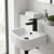 Prestige Kolt Mini Mono Basin Mixer Tap with Click Waste - Matt Black | Thumbnail Image