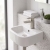 Prestige Kolt Mini Mono Basin Mixer Tap with Click Waste - Brushed Nickel | Thumbnail Image