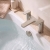 Prestige Kolt Bath Filler Tap Pillar Mounted - Brushed Nickel | Thumbnail Image