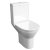 Prestige Project Round Close Coupled Round Toilet Push Button Cistern Soft Close Seat