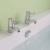 Prestige Leva 3/4 Bath Taps Pair - Chrome | Thumbnail Image