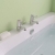 Prestige Leva 3/4 Bath Taps Pair - Chrome | Thumbnail Image