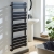 Prestige Memphis Matt Black Designer Heated Towel Rail