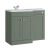 Prestige Merit 1100mm 2-Door Toilet and Basin Combination Unit | Thumbnail Image