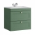 Prestige Merit 600mm 2-Drawer Wall Hung Vanity Unit | Thumbnail Image