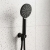 Prestige Nero Round Option 5 Thermostatic Concealed Shower Valve with Handshower and Fixed Head - Matt Black | Thumbnail Image