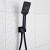 Prestige Nero Square Option 5 Thermostatic Concealed Shower Valve with Handshower and Fixed Head - Matt Black | Thumbnail Image
