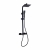 Prestige Nero Thermostatic Square Bar Shower Valve with Shower Kit and Fixed Head - Black | Thumbnail Image