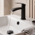Prestige Nero Curve Mono Basin Mixer Tap with Clicker Waste - Matt Black | Thumbnail Image