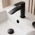 Prestige Nero Curve Mono Basin Mixer Tap with Clicker Waste - Matt Black | Thumbnail Image