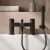 Prestige Nero Curve Bath Shower Mixer Tap with Shower Kit - Matt Black | Thumbnail Image