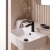 Prestige Nero Curve Mini Mono Basin Mixer Tap with Clicker Waste - Matt Black | Thumbnail Image