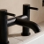 Prestige Nero Round Bath Filler Tap - Matt Black | Thumbnail Image
