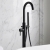Prestige Nero Round Freestanding Bath Shower Mixer Tap - Matt Black | Thumbnail Image