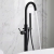 Prestige Nero Round Freestanding Bath Shower Mixer Tap - Matt Black | Thumbnail Image
