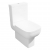 Prestige Options 600 Rimless Back to Wall Close Coupled Toilet Push Button Cistern - Soft Close Seat