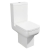 Prestige Options 600 Rimless Close Coupled Short Projection Toilet with Push Button Cistern - Soft Close Seat