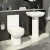 Prestige Options 600 Rimless Open Back Close Coupled Toilet (inc Soft Close Seat) | Thumbnail Image
