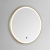 Prestige Ottone Round LED Bathroom Mirror with Touch Sensor 600mm Diameter - Brushed Brass